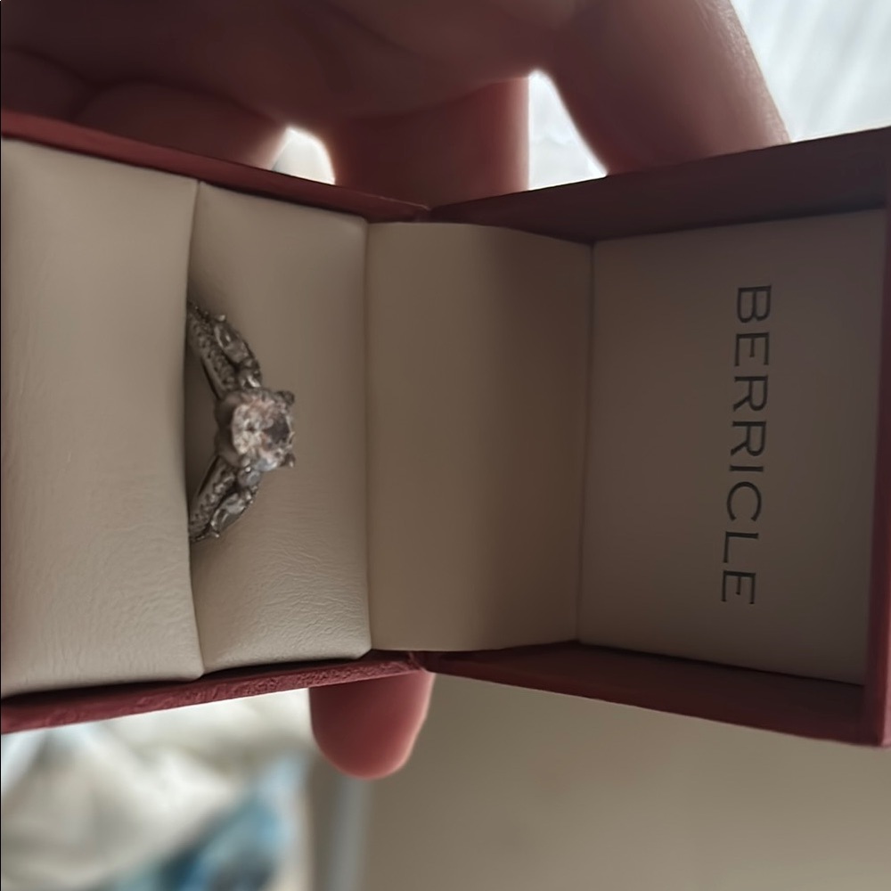 Silver Engagement Ring